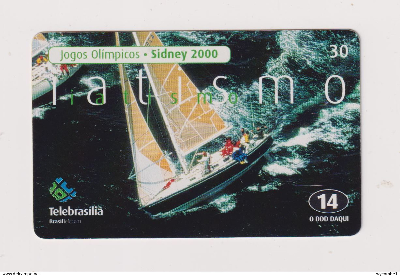 BRASIL -  Olympic Sailing Inductive  Phonecard - Brésil