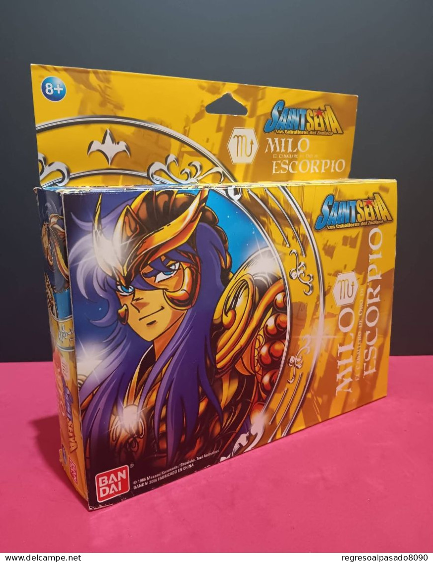 Figura Caballero De Oro Escorpio Milo Caballeros Del Zodiaco Saint Seya Bandai - Autres & Non Classés