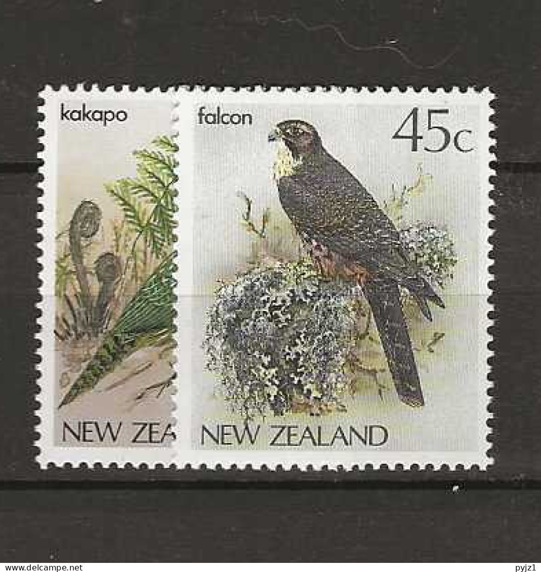 1986 MNH New Zealand Mi 962-63, Postfris** - Unused Stamps