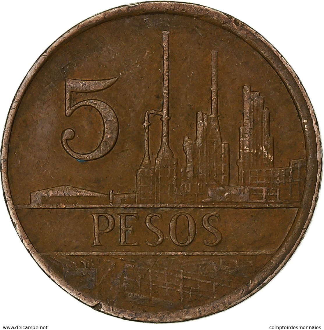 Colombie, 5 Pesos, 1980 - Kolumbien