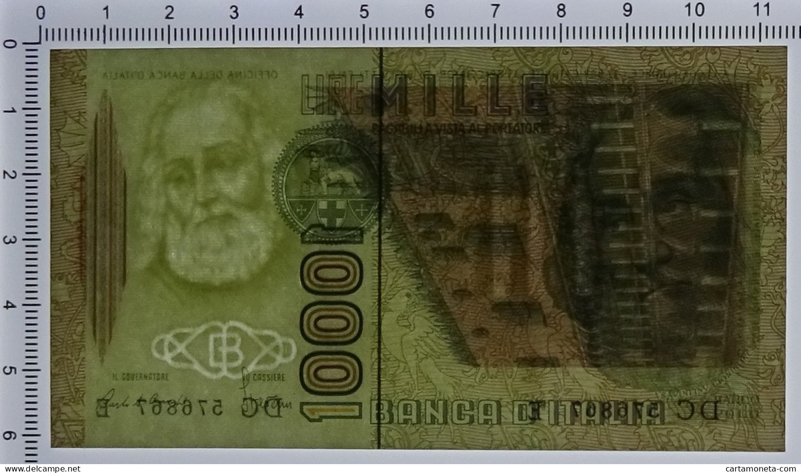 1000 LIRE MARCO POLO LETTERA C 14/03/1984 FDS - Autres & Non Classés