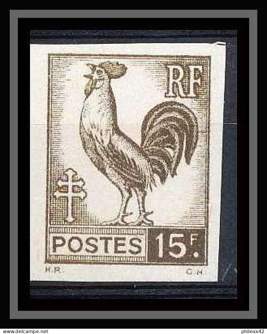 France N°647 Type Coq Série D'Alger Non Dentelé ** MNH (Imperf) - 1941-1950