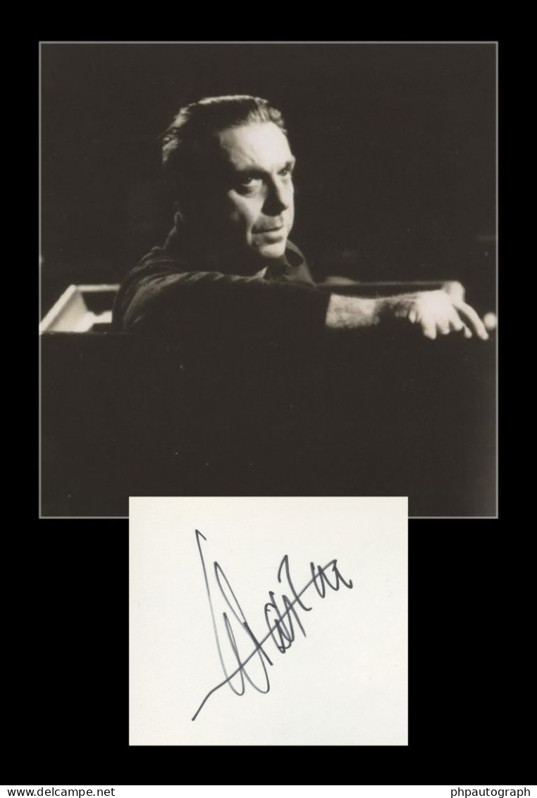 Georges Sebastian (1903-1989) - French Conductor - Signed Page + Photo - Paris 1966 - COA - Sänger Und Musiker