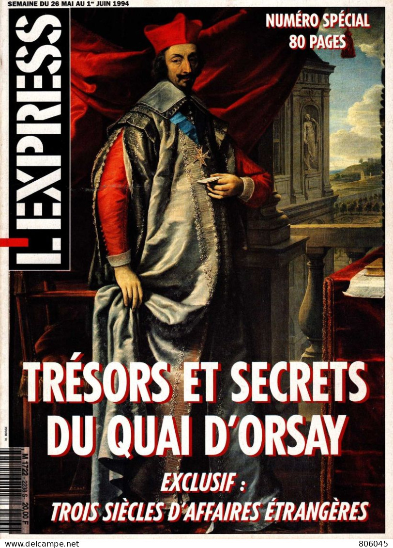 L'Express 1994 - Le Quai D'Orsay - Informaciones Generales