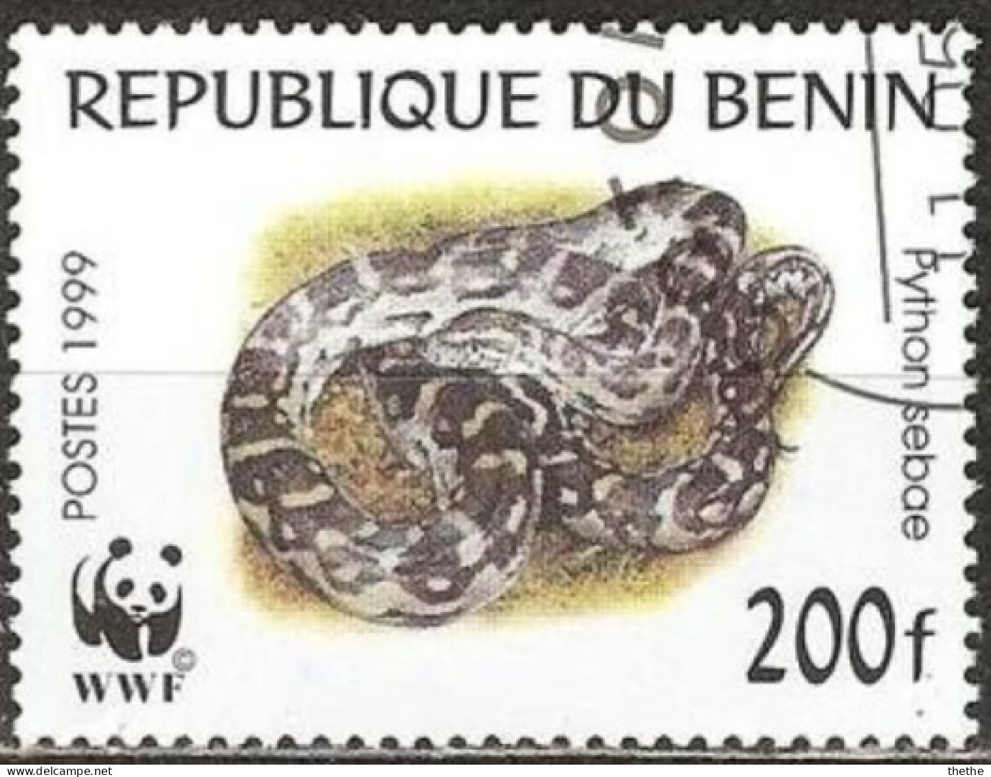 BENIN - Phyton Des Rochers Africains (Python Sebae) - Serpenti