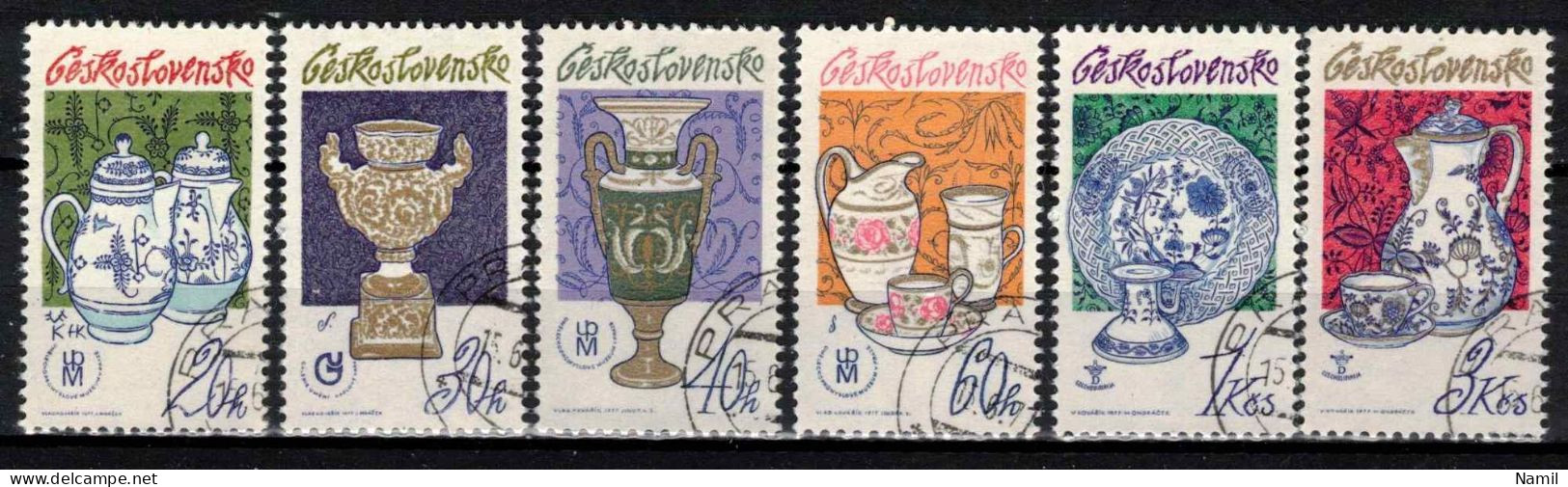 Tchécoslovaquie 1977 Mi 2381-6 (Yv 2217-22), Obliteré - Used Stamps