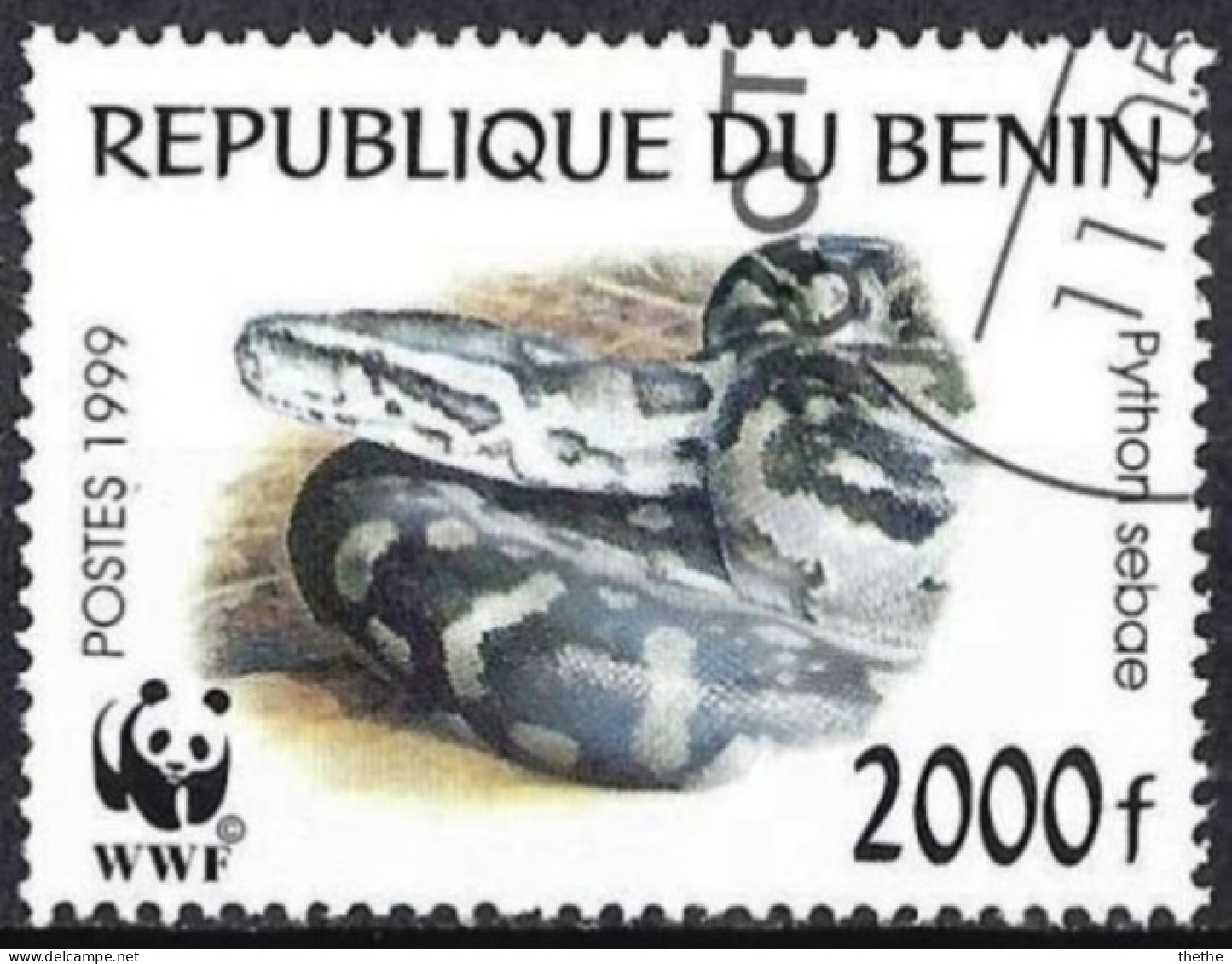 BENIN - Phyton De Roche Africain (Python Sebae) - Serpents