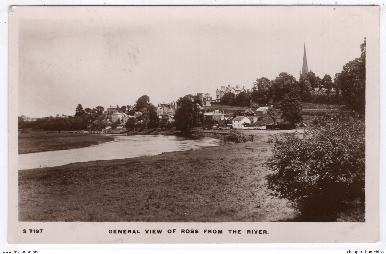 ROSS - General View From The River - Kingsway S 7197 - Herefordshire