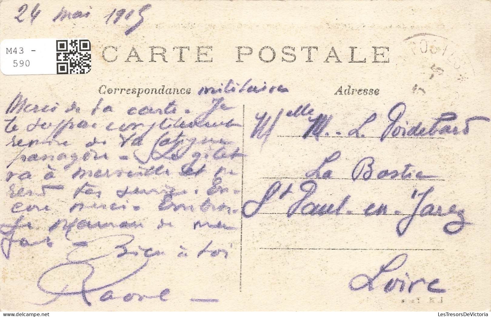 FRANCE - Choisy Au Bac - Maisons Incendiées - Guerre De 1914 - Carte Postale Ancienne - Altri & Non Classificati