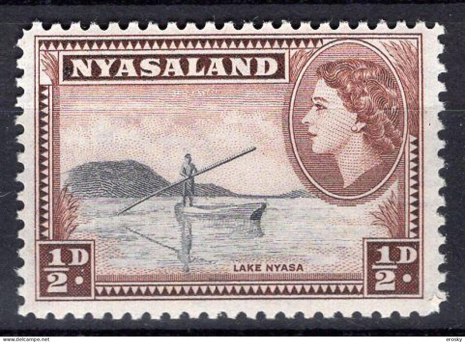 P3940 - BRITISH COLONIES NYASALAND Yv N°103 ** - Nyassaland (1907-1953)