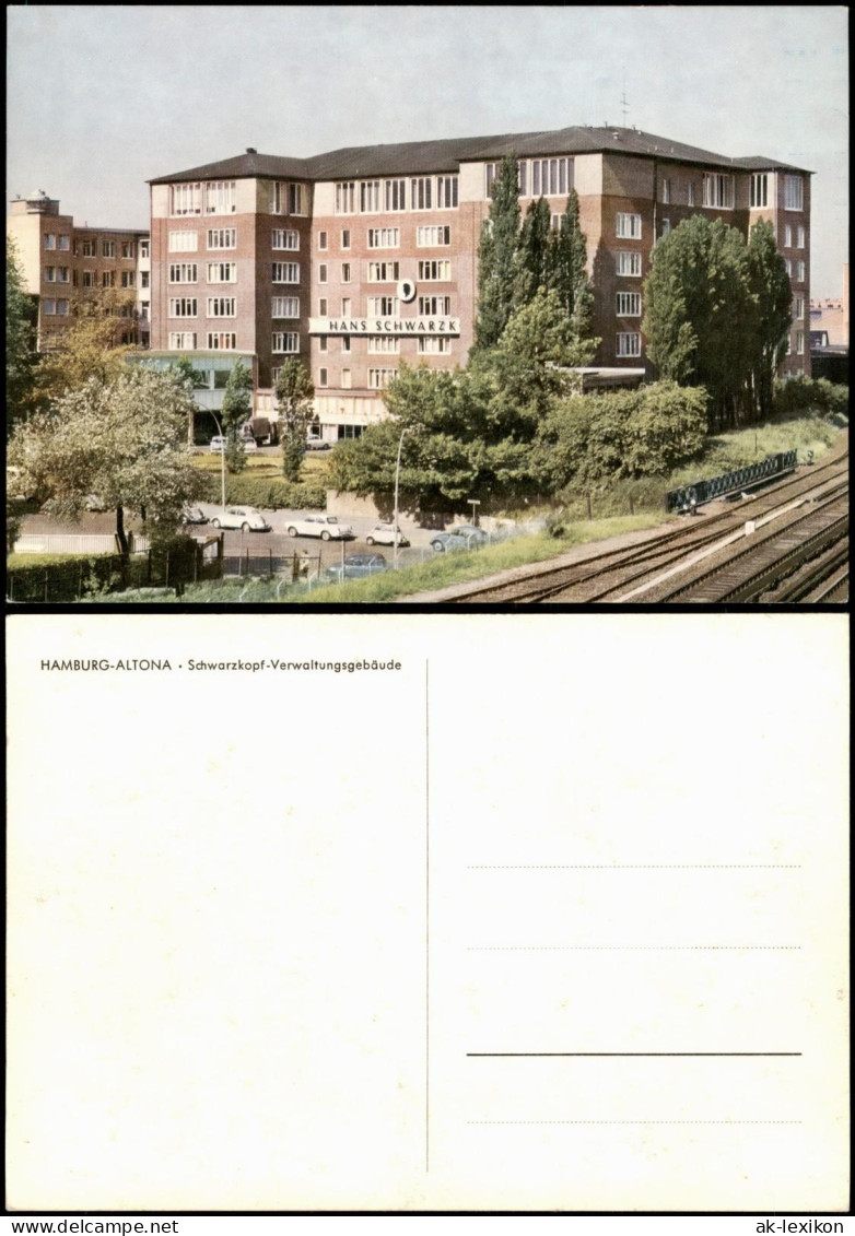 Ansichtskarte Altona-Hamburg Schwarzkopf-Verwaltungsgebäude 1974 - Altona