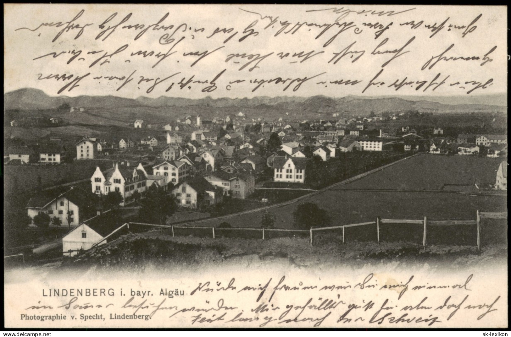 Ansichtskarte Lindenberg (Allgäu) Partie An Der Stadt 1906 - Lindenberg I. Allg.