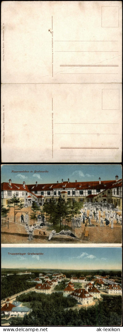 Ansichtskarte Grafenwöhr Kasernenleben Truppenübungsplatz 2 Bild 1914 - Grafenwoehr