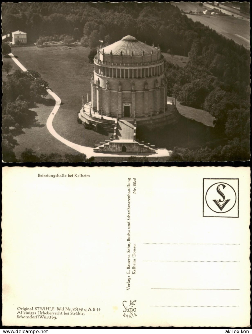 Ansichtskarte Kelheim Befreiungshalle Luftbild 1930 - Kelheim