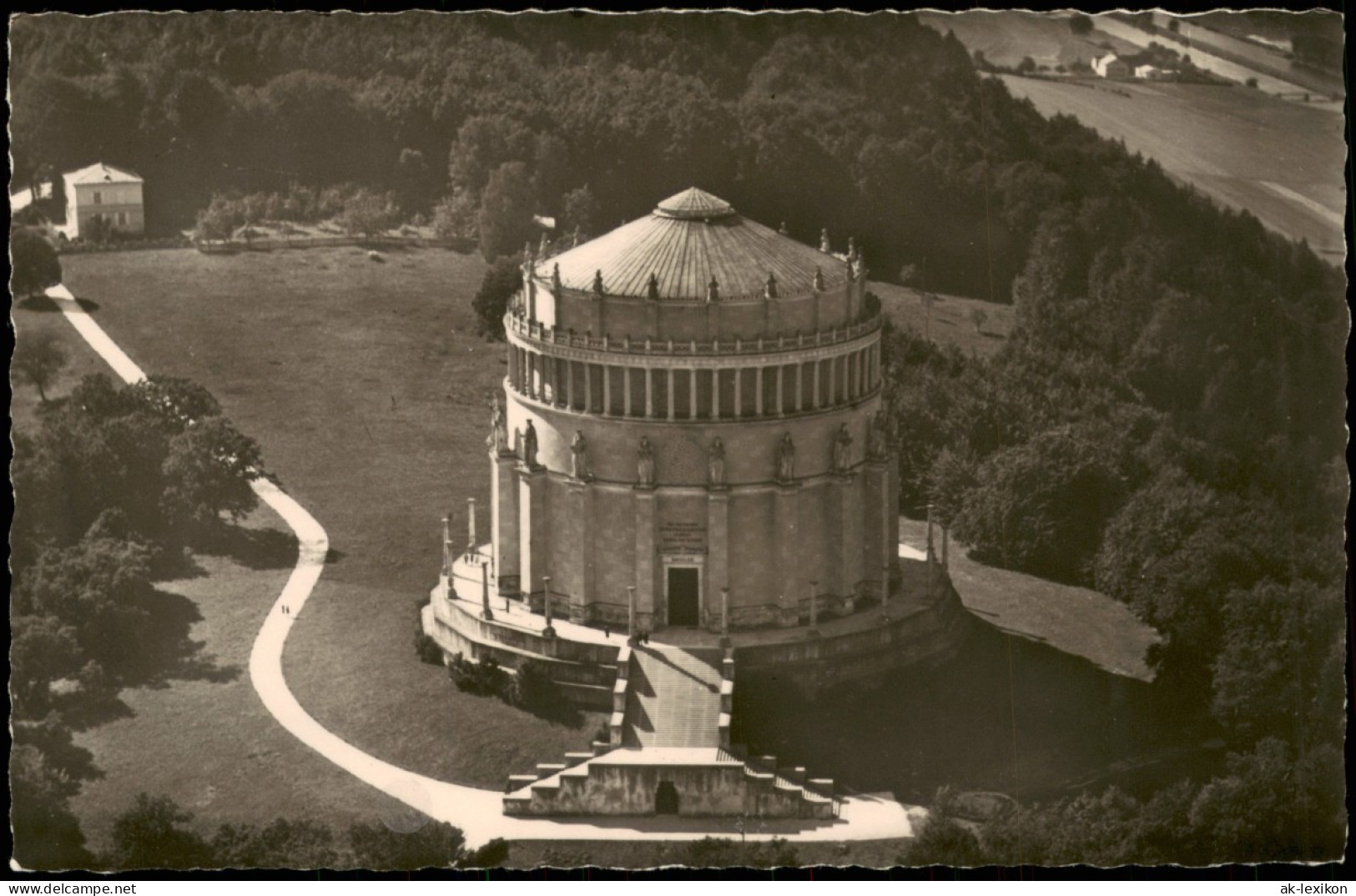 Ansichtskarte Kelheim Befreiungshalle Luftbild 1930 - Kelheim