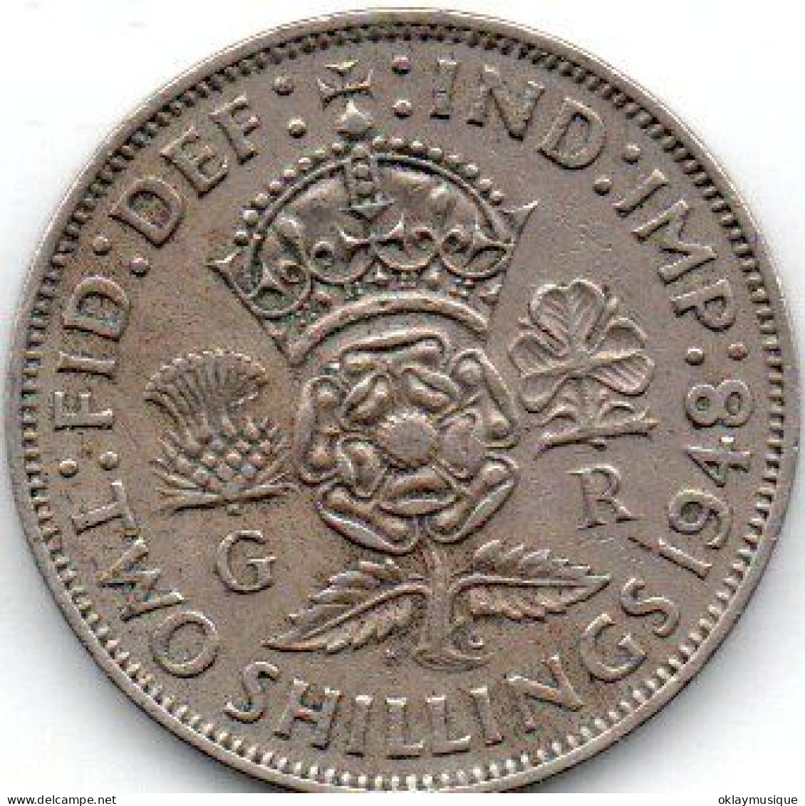 2 Shilling 1948 - Sonstige & Ohne Zuordnung