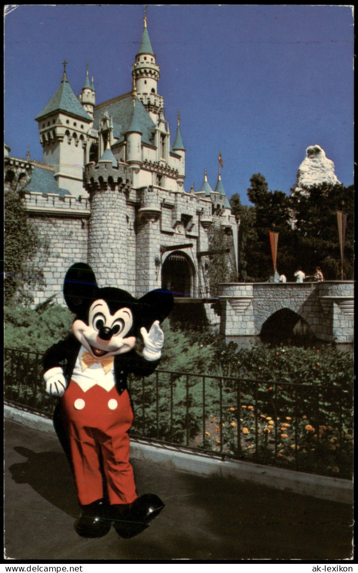 Postcard Anaheim Disneyland Mickey Mouse Castle 1993  Gel. Air Mail - Anaheim
