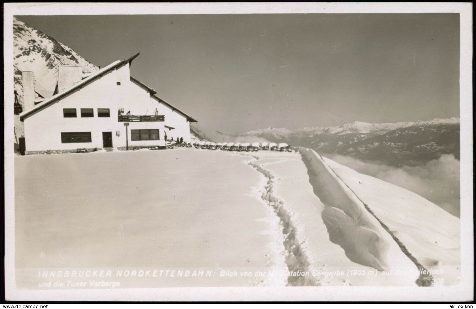 Ansichtskarte Innsbruck Innsbrucker Nordkettenbahn Im Winter 1931 - Innsbruck