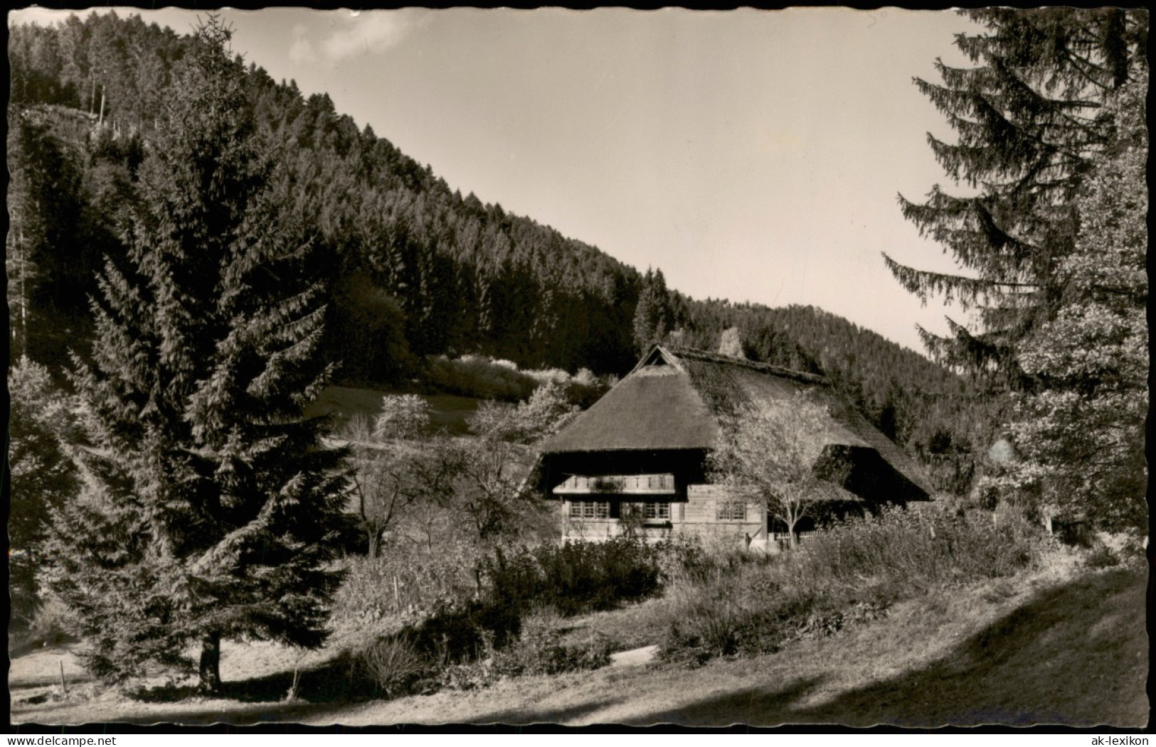 Ansichtskarte Bad Teinach-Zavelstein Schwarzwaldhaus - Fotokunst 1961 - Bad Teinach