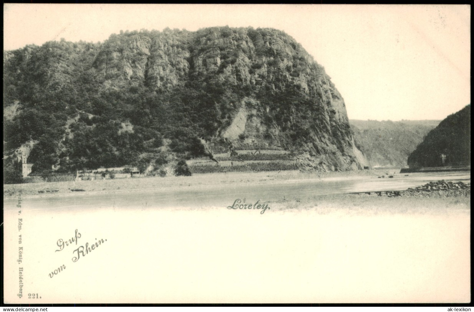 Ansichtskarte Sankt Goar Rheintal An Der Loreley, Felsen, Rhein-Tal 1900 - St. Goar