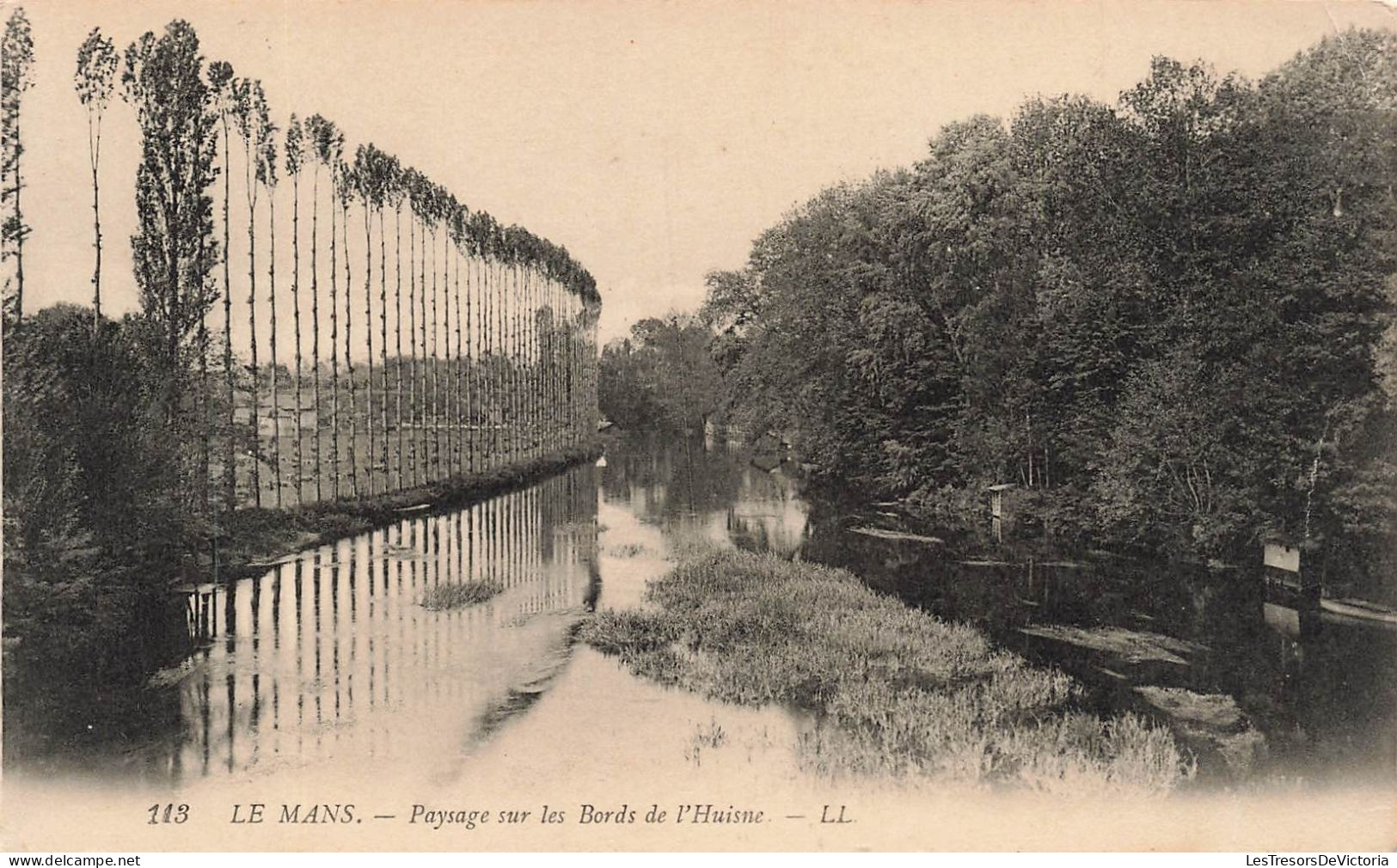 FRANCE - Le Mans - Paysage Sur Les Bords De L'Huisne - Carte Postale Ancienne - Le Mans