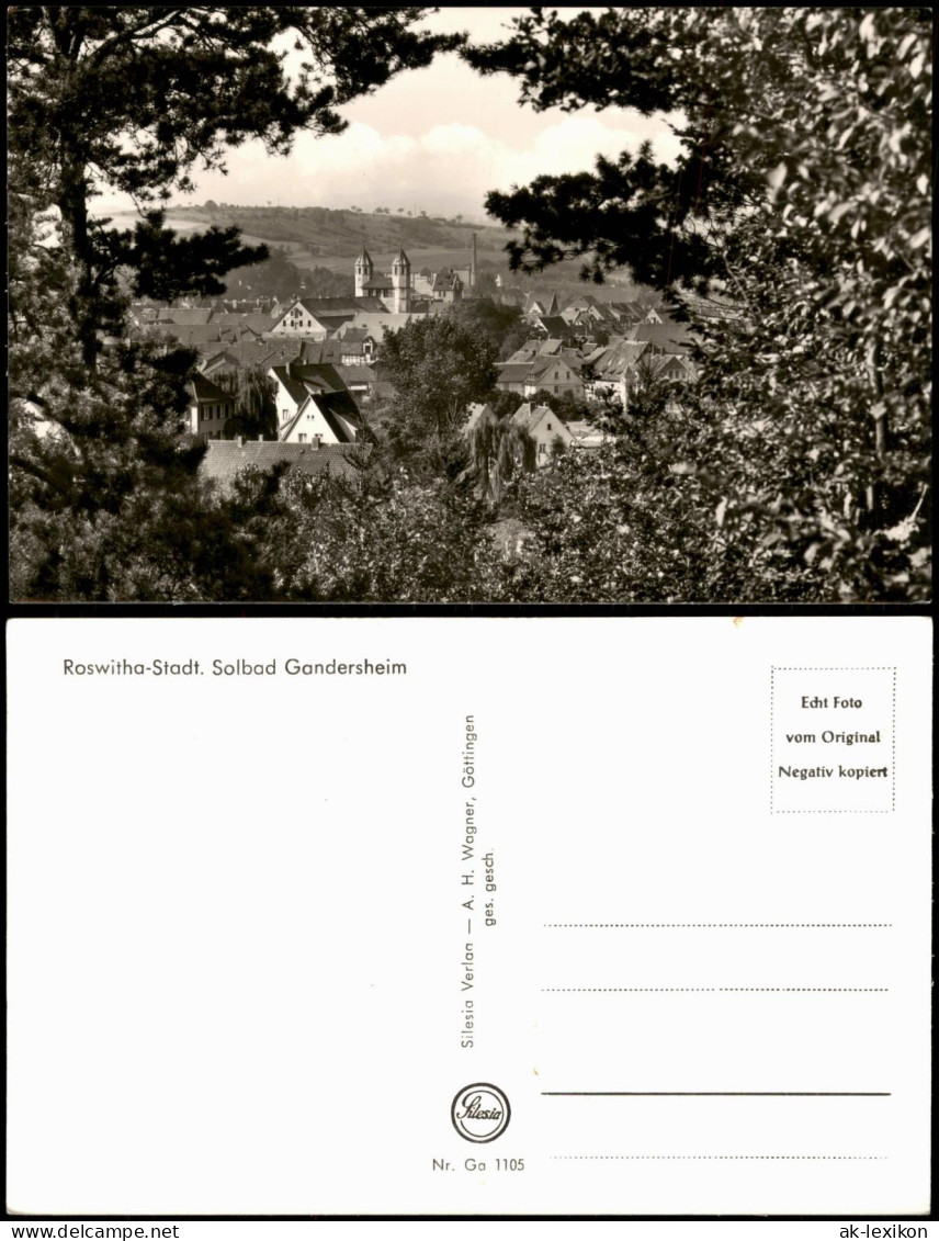 Ansichtskarte Bad Gandersheim Panorama-Ansicht Der Roswitha-Stadt 1960 - Bad Gandersheim