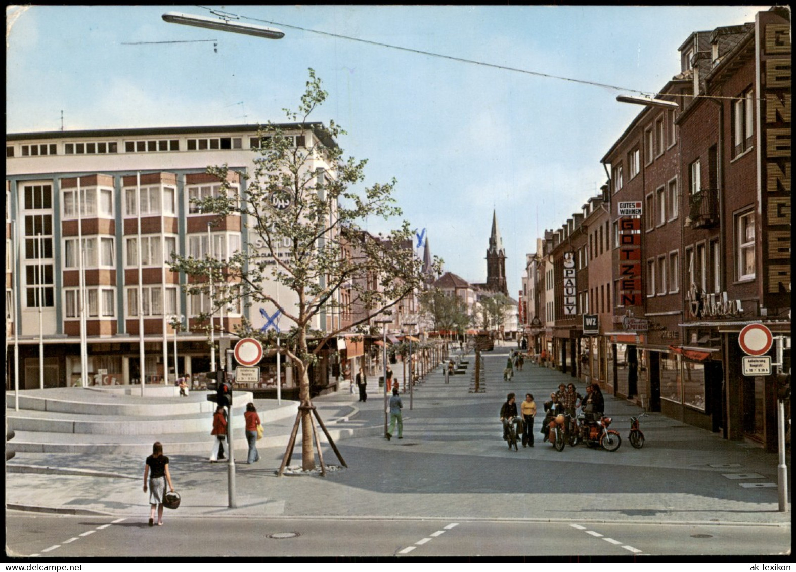 Ansichtskarte Viersen Hauptstraße 1976 - Viersen