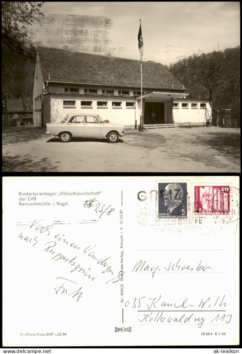 Ruppertsgrün (bei Plauen)-Pöhl Kinderferienlager Rentzschmühle I. Vogtl. 1968 - Poehl