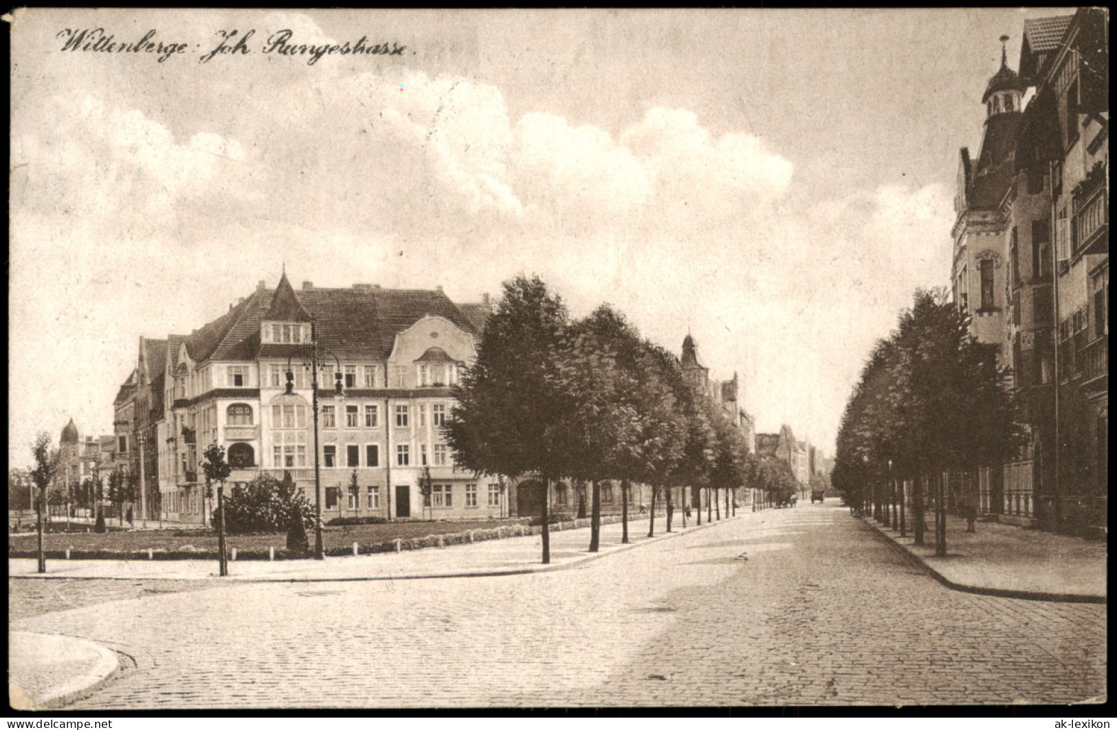 Ansichtskarte Wittenberge Rungestraße 1921 - Wittenberge