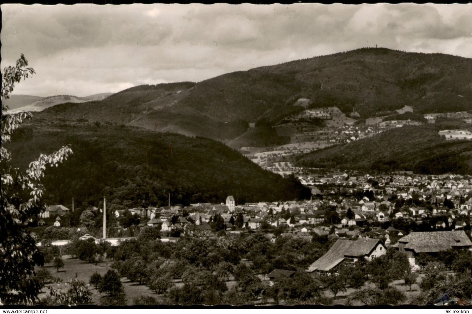 Ansichtskarte Schopfheim Panorama-Ansicht 1958 - Schopfheim
