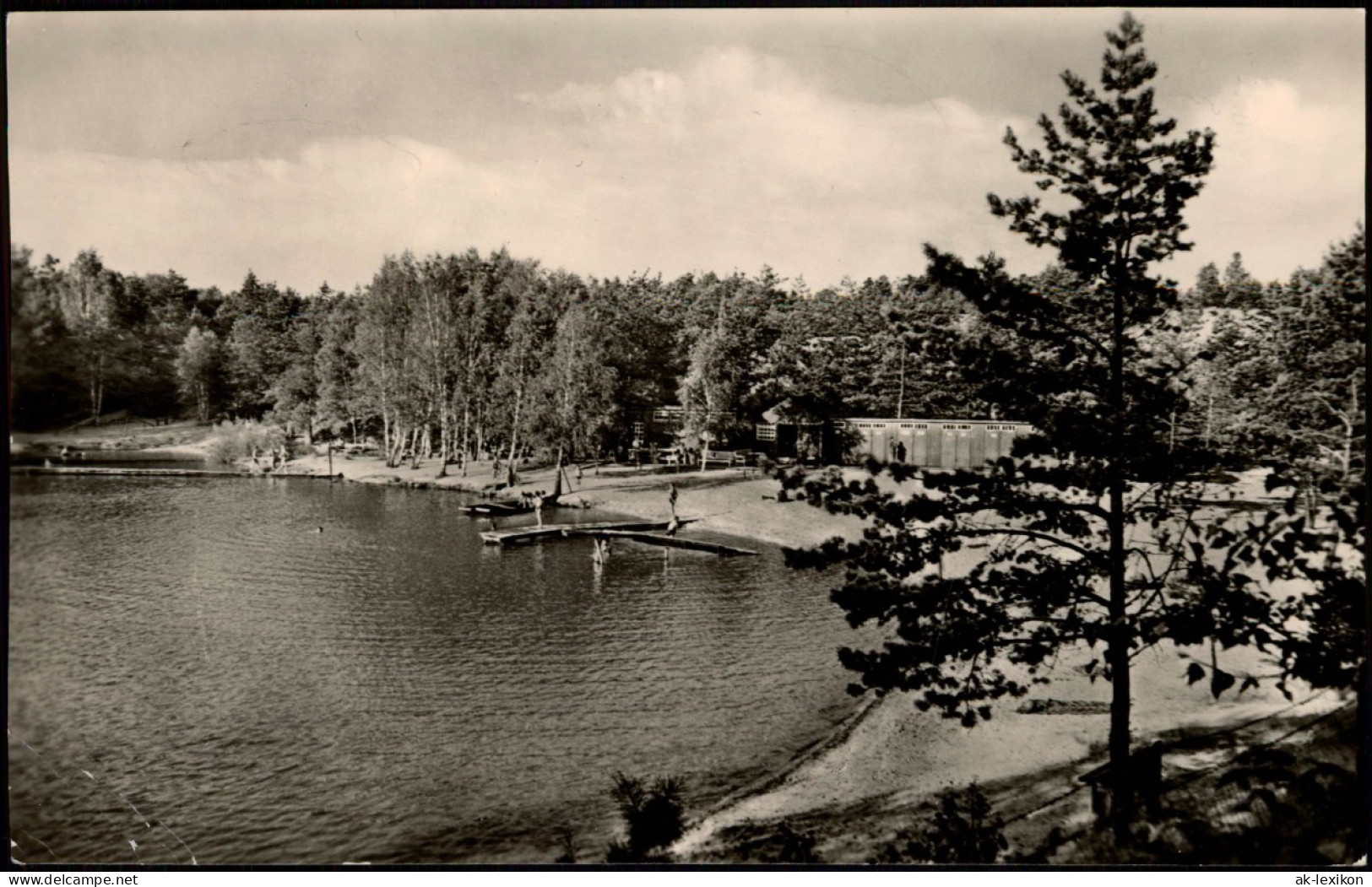 Ansichtskarte Bad Liebenwerda Waldbad 1966/1965 T Mit Schnapszahl Datum 6.6.66 - Bad Liebenwerda