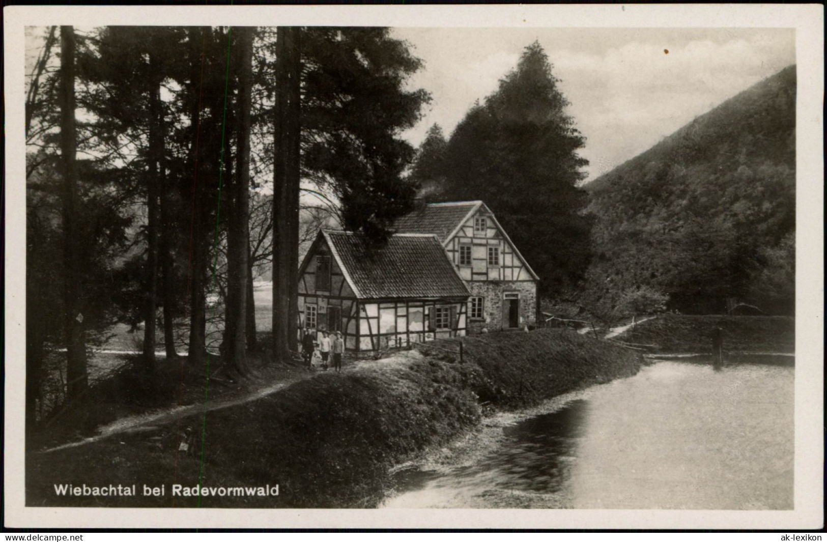 Ansichtskarte Radevormwald Wanderheim "Wiebachhütte" 1932 - Radevormwald