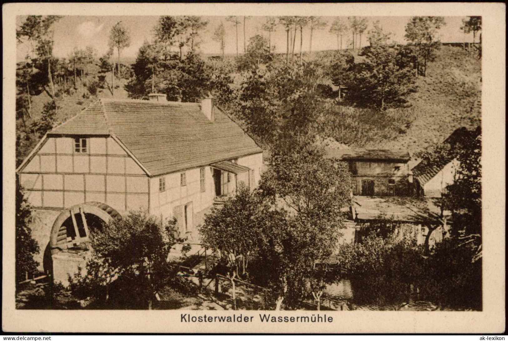 Ansichtskarte Templin Klosterwalder Mühle - Uckermark 1913 - Templin