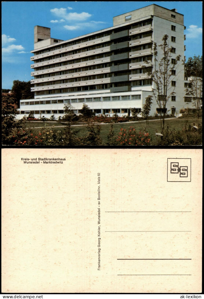 Ansichtskarte Marktredwitz Kreis- Und Stadtkrankenhaus 1971 - Marktredwitz