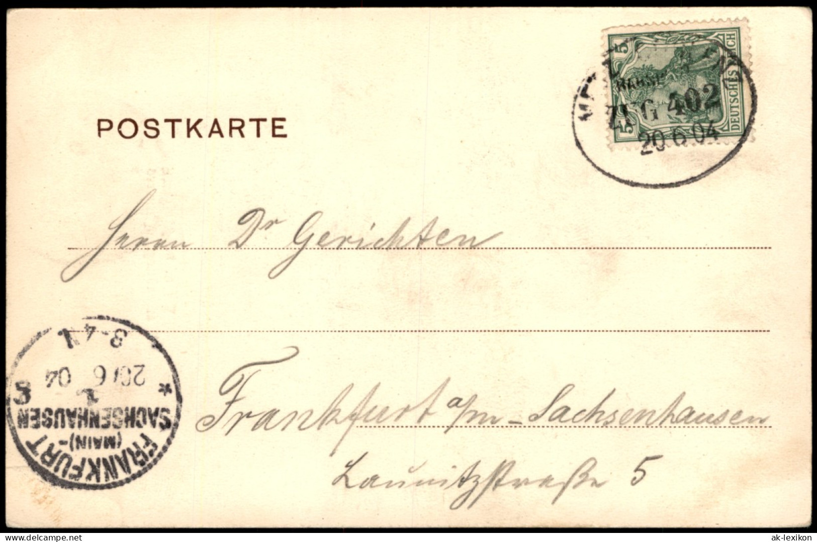 Ansichtskarte Alf (Mosel) Marienburg Inneres 1904 Bahnpoststempel Zug 402 - Alf-Bullay