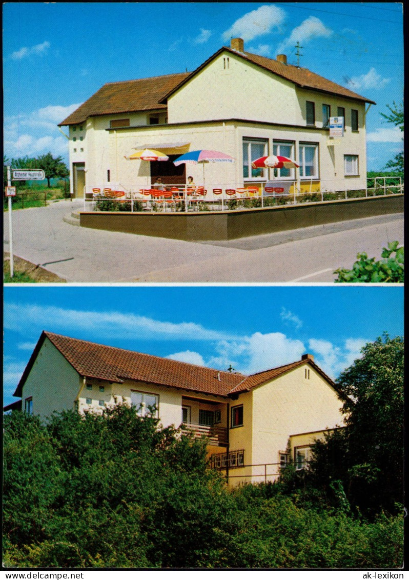 Ansichtskarte Landau A.d.Isar Café Restaurant FERNBLICK 1972 - Landau