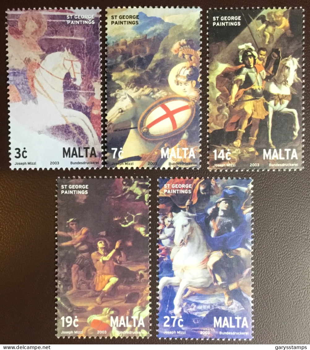 Malta 2003 St George Paintings MNH - Malte