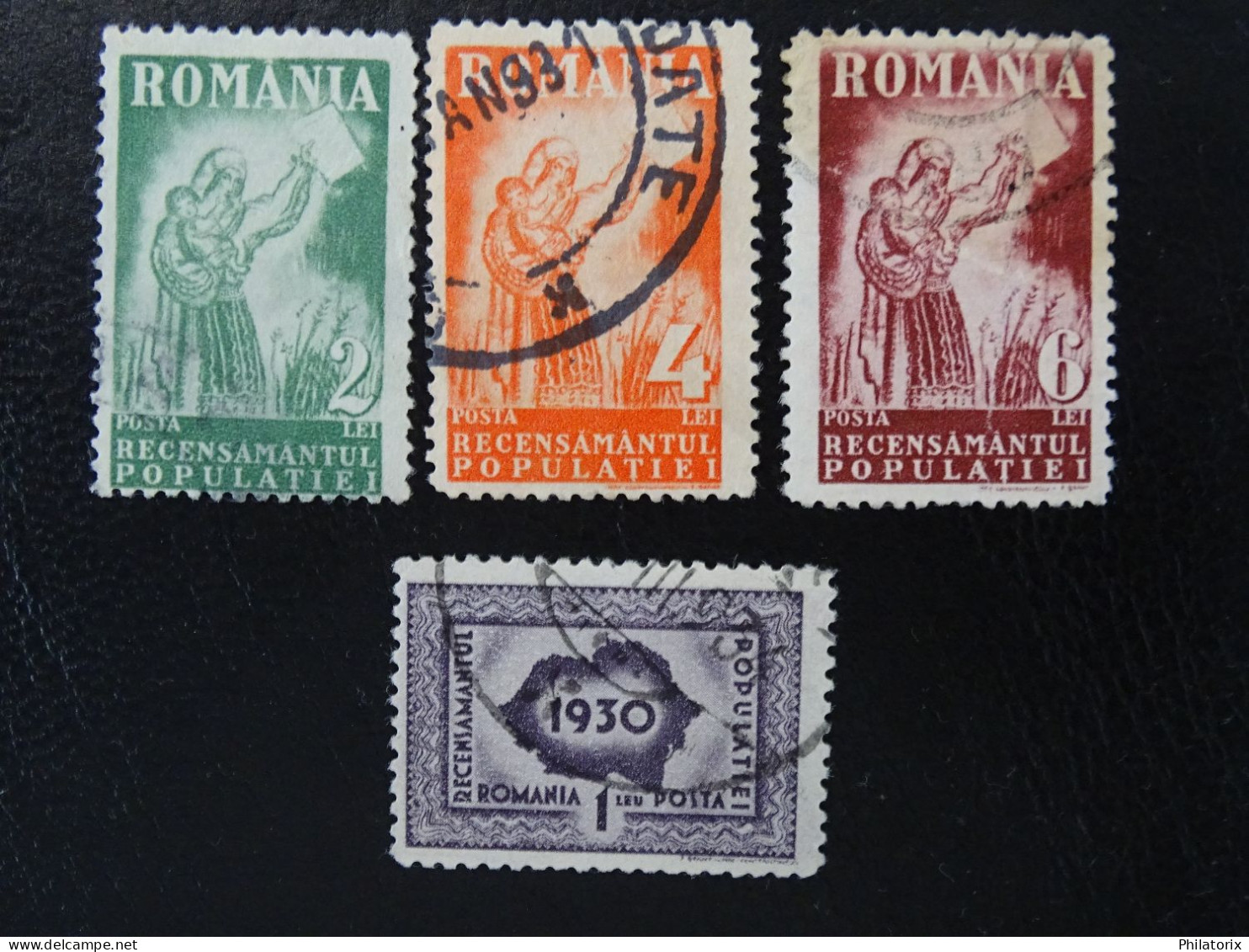 Rumänien Mi 393-396 , Gestempelt - Usado