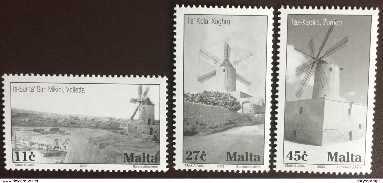 Malta 2003 Windmills MNH - Malte