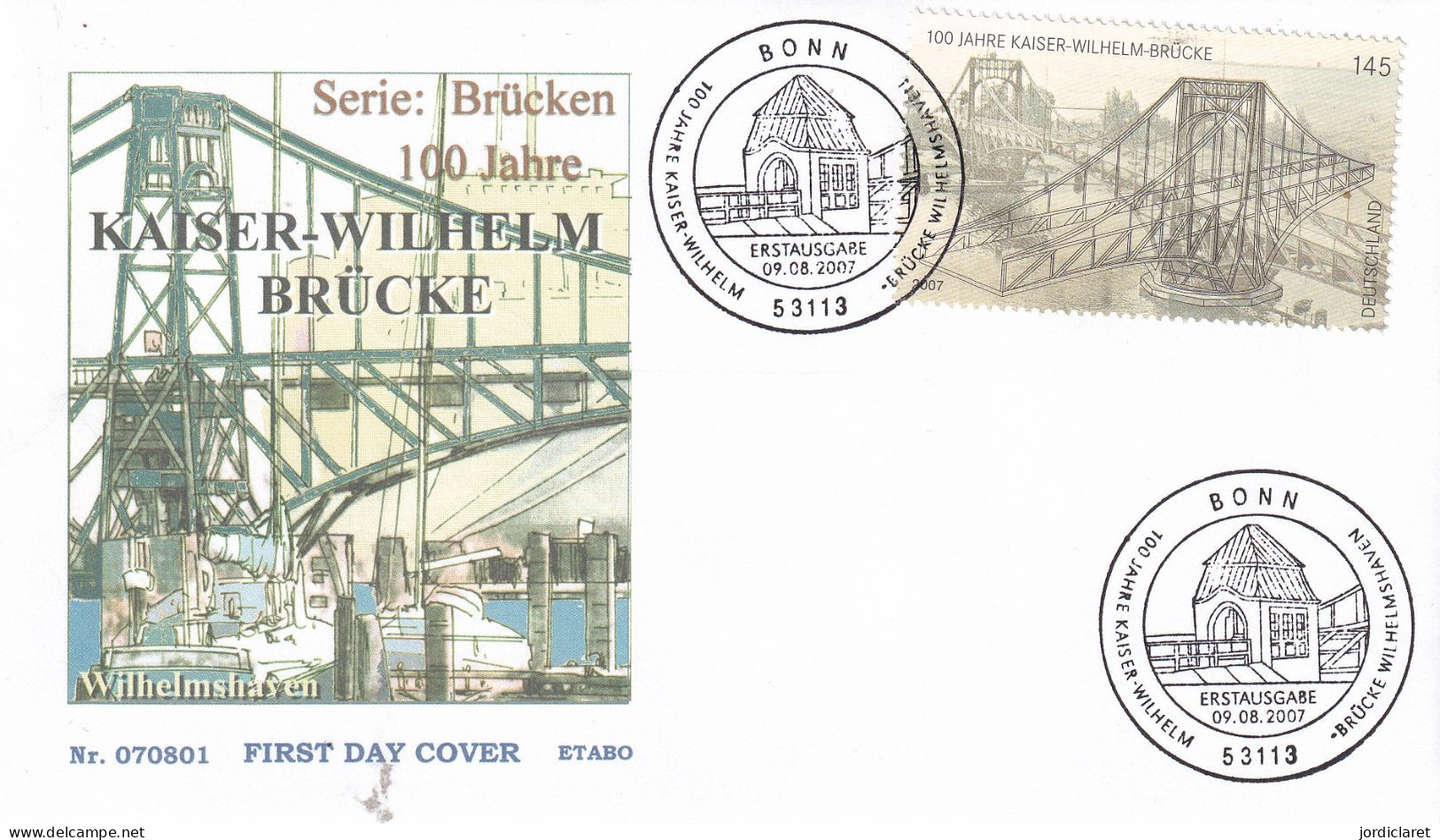 FDC  2007  ALEMANIA - Puentes