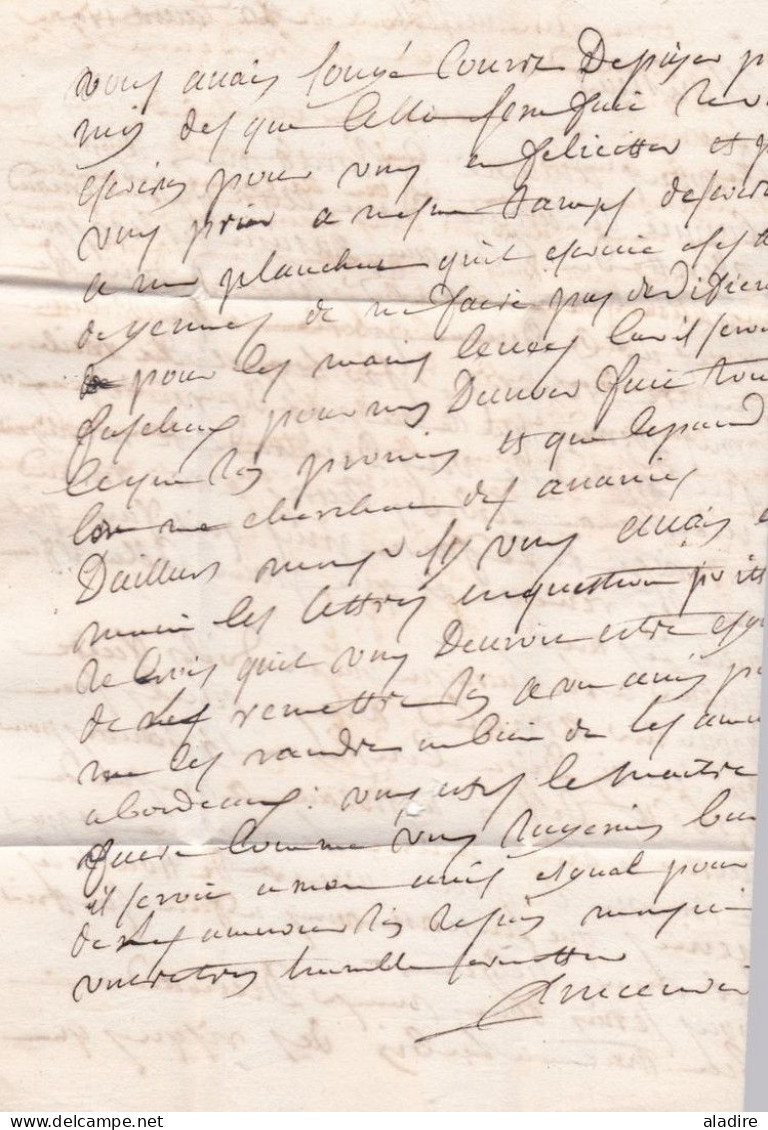 1700 (règne De Louis XIV) Lettre Pliée Avec Correspondance De Marseille Vers Arles, Bouches Du Rhône - ....-1700: Precursori