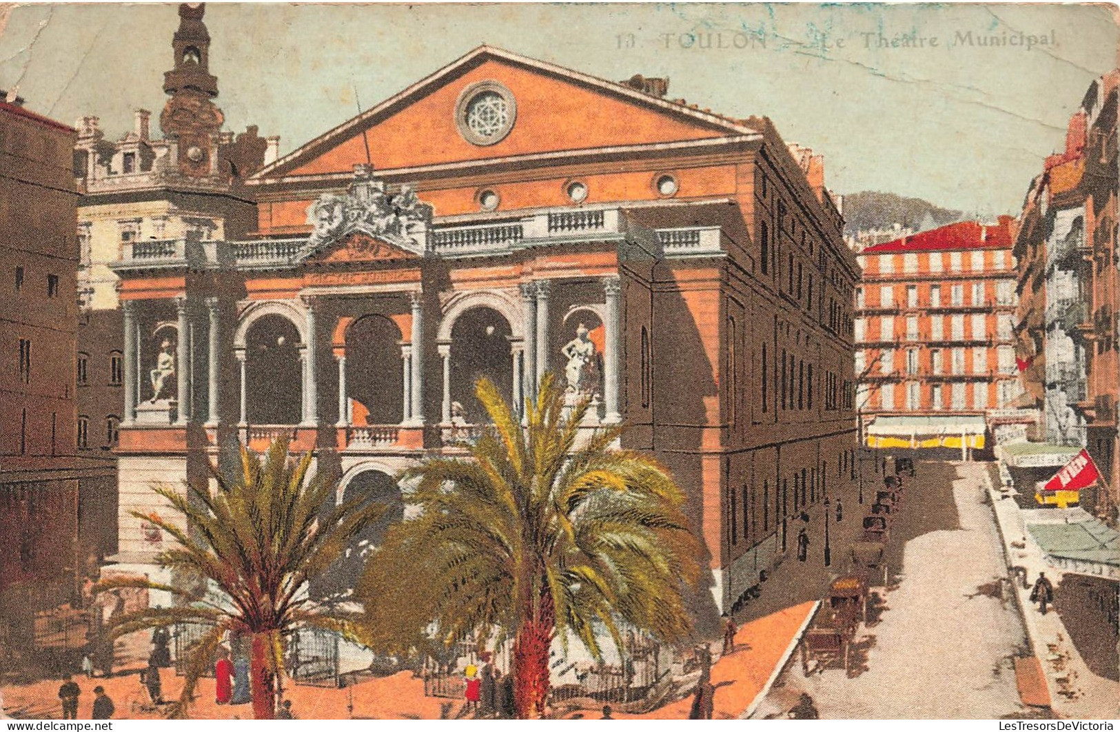 FRANCE - Toulon - Le Théâtre Municipal - Carte Postale Ancienne - Toulon