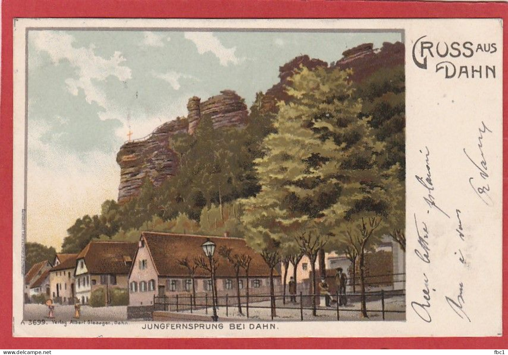 Allemagne - Dahn - "Gruss Aus Dahn" 1902 - Dahn