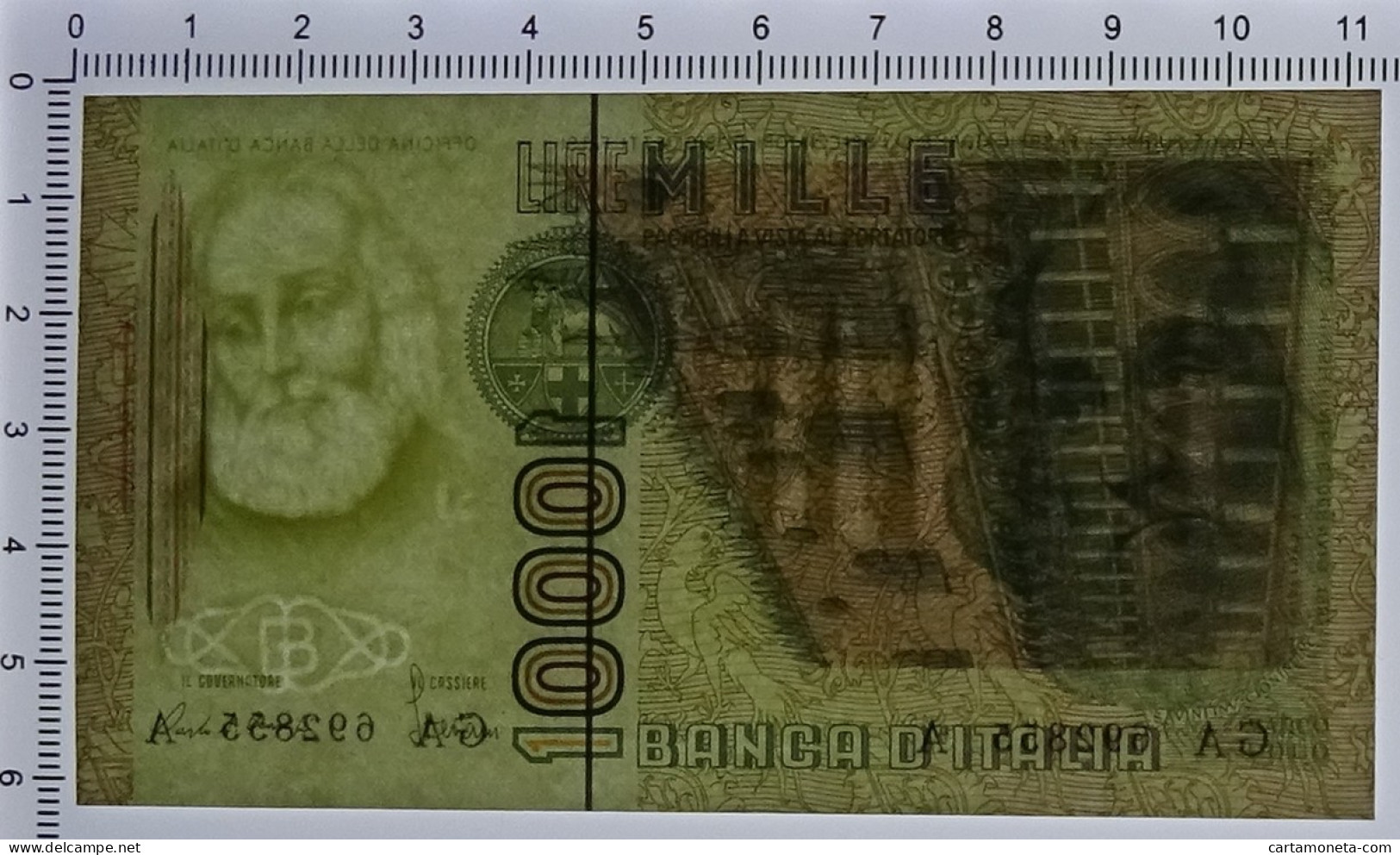 1000 LIRE MARCO POLO LETTERA A 16/03/1982 FDS - Otros & Sin Clasificación