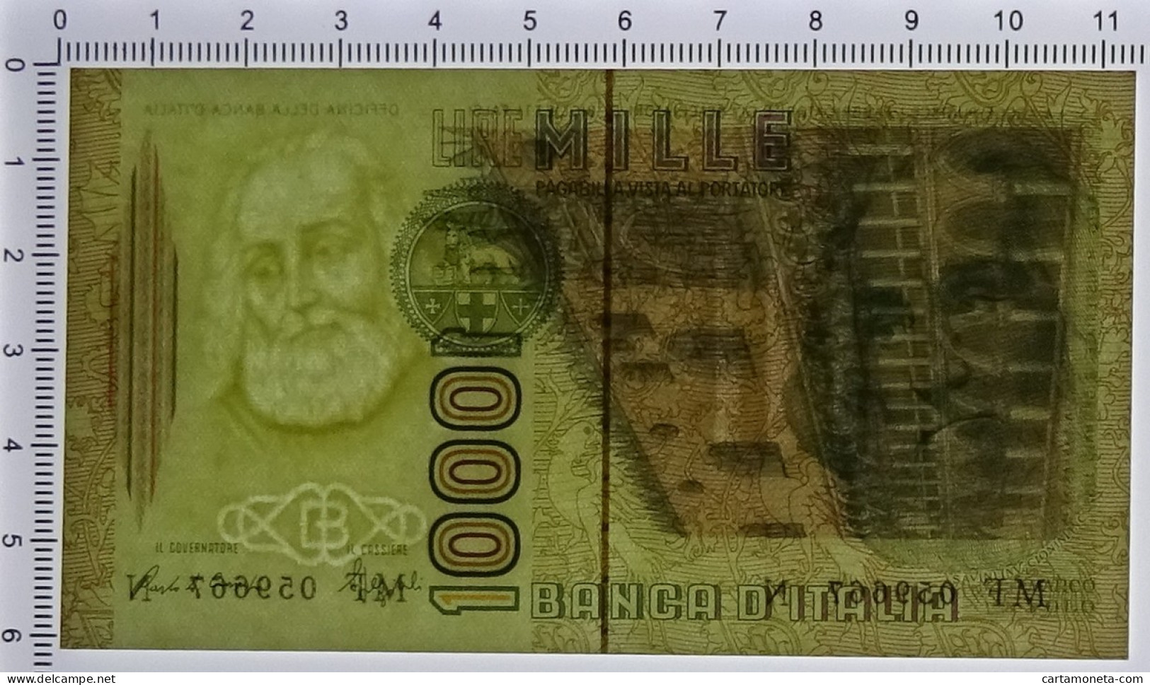 1000 LIRE MARCO POLO LETTERA F 20/10/1988 FDS - Other & Unclassified