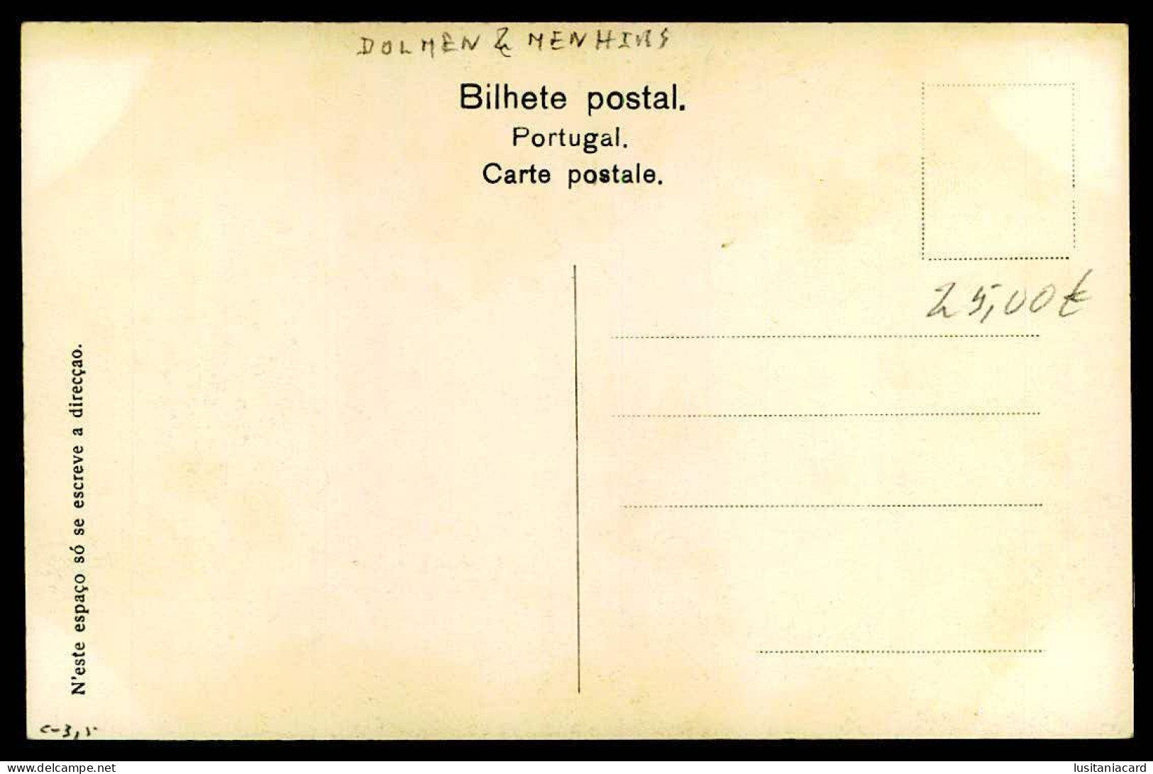 PORTUGAL -PENAFIEL - SANTA MARTA - Penedos Encastellados : Santa Martha. Carte Postale - Dolmen & Menhire