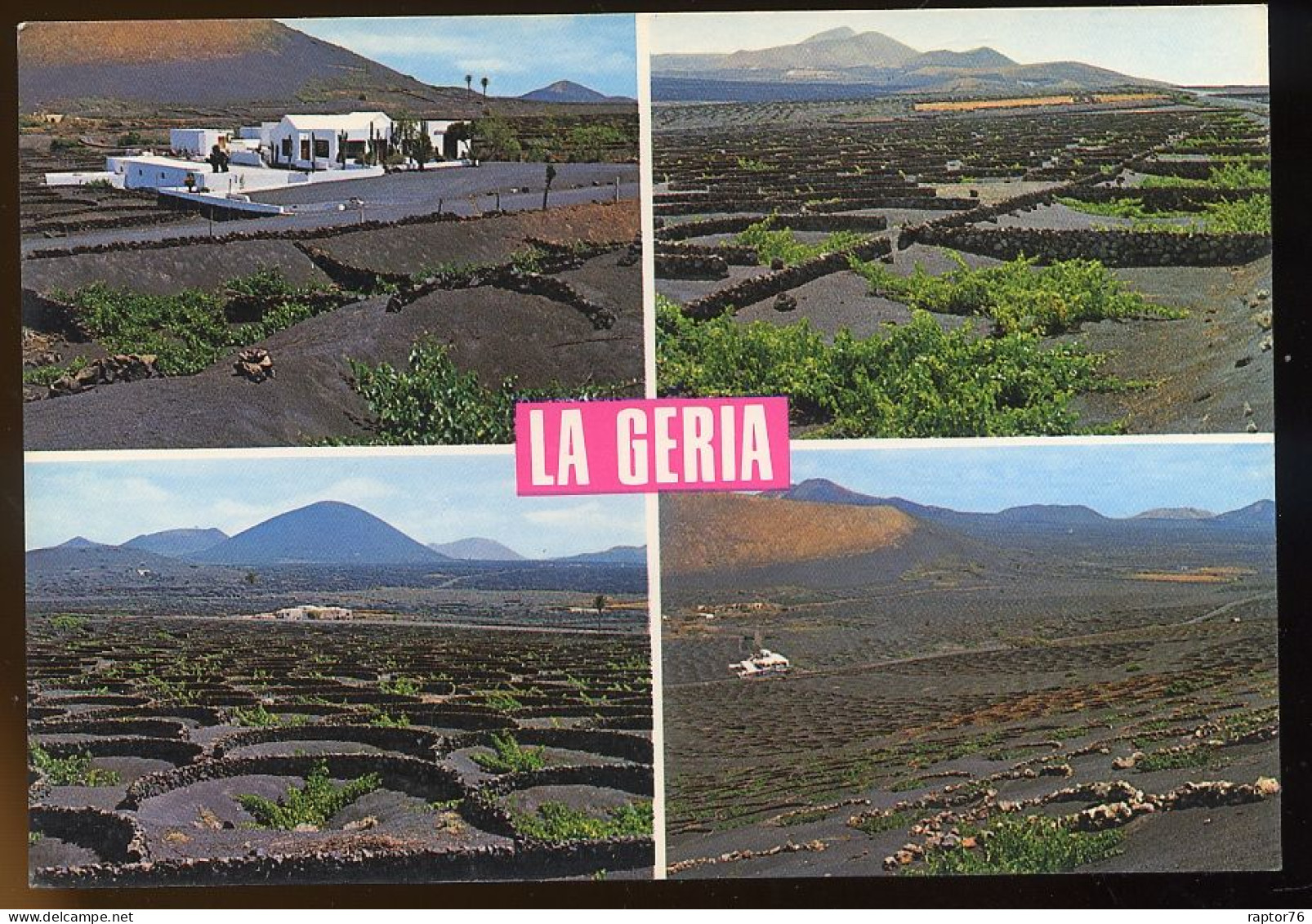 CPM Non écrite Espagne Islas Canarias  Iles Canaries  LANZAROTE La Géria Mar De Vinas - Lanzarote