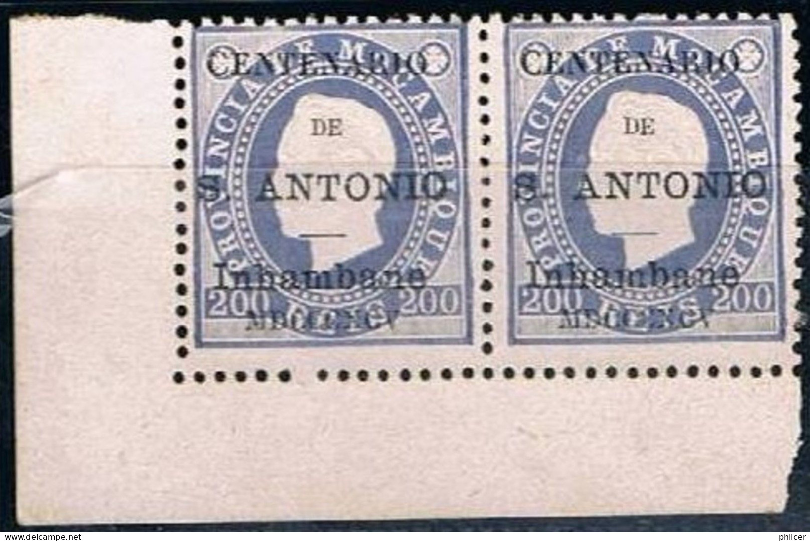 Inhambane, 1895, # 8 Dent. 12 1/2, MHNG - Inhambane