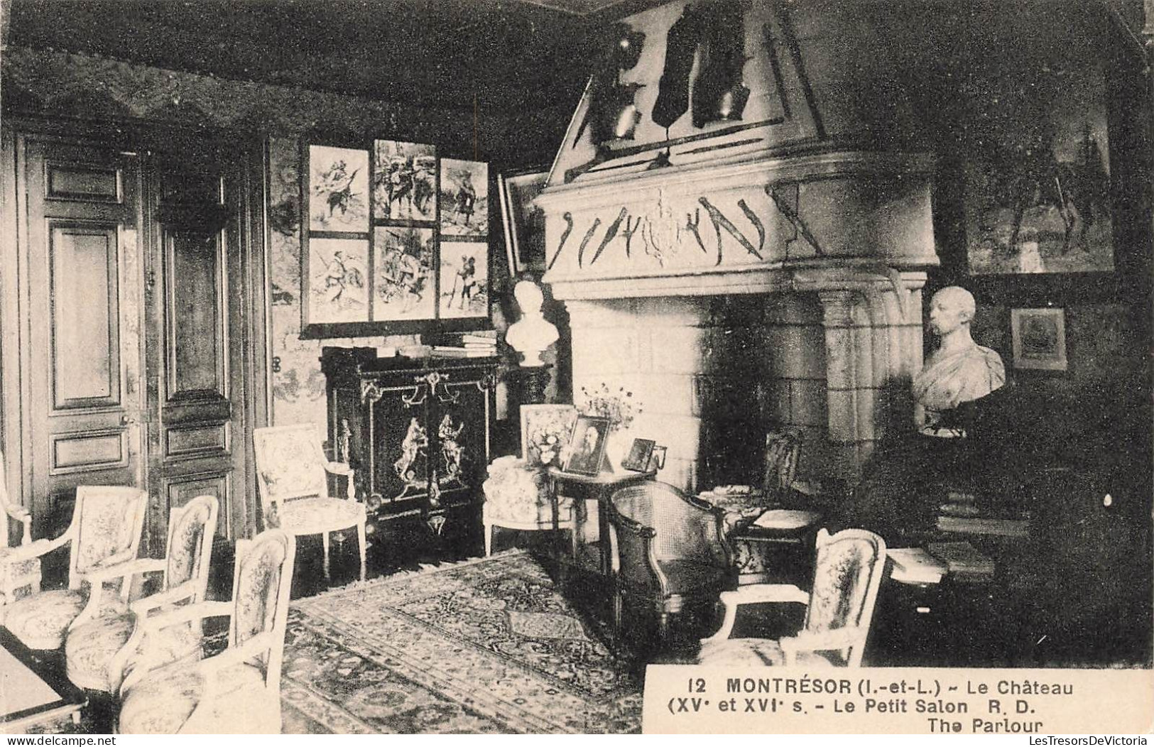 FRANCE - Montrésor - Le Château - Le Petit Salon - Carte Postale Ancienne - Montrésor