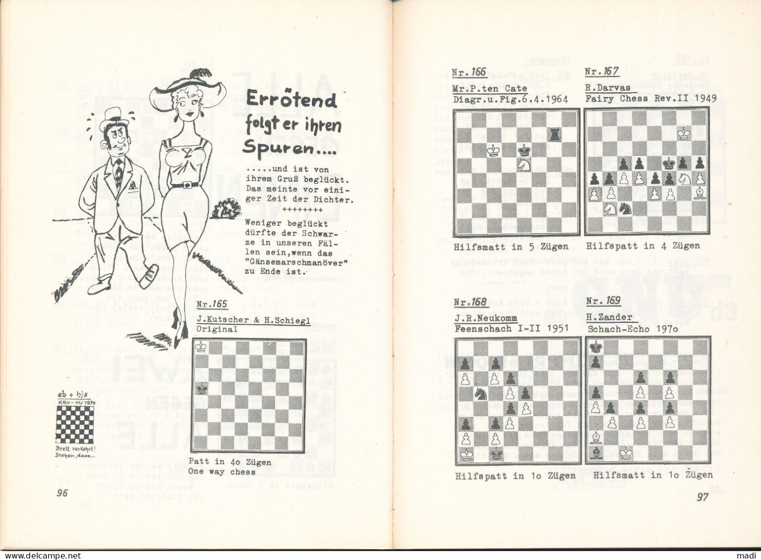 Chess -  Krumme Hunde 1970 - Peter Kniest - Deportes